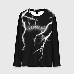 Лонгслив мужской GHOSTEMANE Lightning Гостмейн Молния Надпись, цвет: 3D-принт