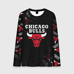 Мужской лонгслив ЧИКАГО БУЛЛС БЫКИ CHICAGO BULLS