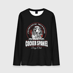 Мужской лонгслив Кокер-Спаниель Cocker Spaniel