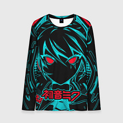 Лонгслив мужской Мику Хацунэ Hatsune Miku, цвет: 3D-принт