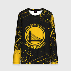 Мужской лонгслив GOLDEN STATE WARRIORS? , БРЫЗГИ КРАСОК