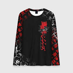 Лонгслив мужской TOKYO REVENGERS RED STYLE TEAM, цвет: 3D-принт