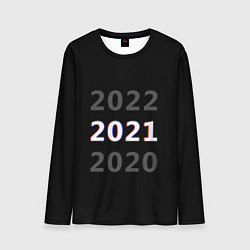 Лонгслив мужской 2020 2021 2022, цвет: 3D-принт