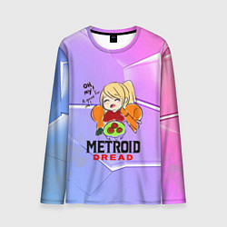 Лонгслив мужской Metroid Dread Самус Аран, цвет: 3D-принт
