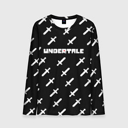 Мужской лонгслив UNDERTALE LOGO СРАЖЕНИЕ, МЕЧИ