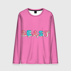 Мужской лонгслив Mr Beast Donut Pink edition