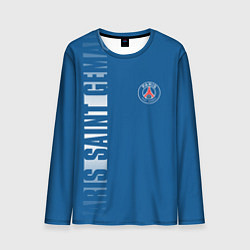 Лонгслив мужской PSG PARIS SAINT GERMAIN WHITE LINE SPORT, цвет: 3D-принт