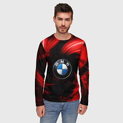 Лонгслив мужской BMW RED BEAST, цвет: 3D-принт — фото 2