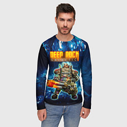 Лонгслив мужской Deep Rock Galactic Gunner, цвет: 3D-принт — фото 2
