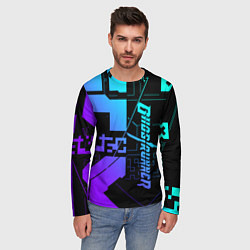 Лонгслив мужской Ghostrunner Neon, цвет: 3D-принт — фото 2