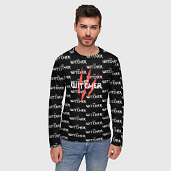 Лонгслив мужской The witcher Ведьмак, цвет: 3D-принт — фото 2