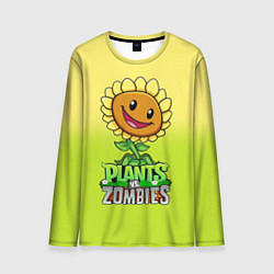 Лонгслив мужской Plants vs Zombies - Подсолнух, цвет: 3D-принт