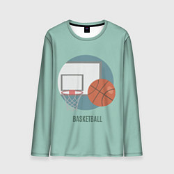 Лонгслив мужской Basketball Спорт, цвет: 3D-принт