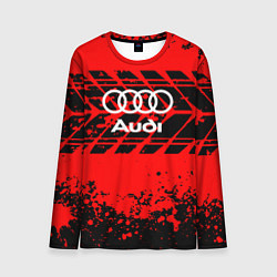 Лонгслив мужской Audi шины, цвет: 3D-принт
