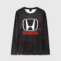 Лонгслив мужской HONDA спорт авто, цвет: 3D-принт