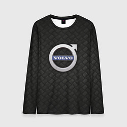 Лонгслив мужской Обновленный металлический логотип VOLVO, цвет: 3D-принт
