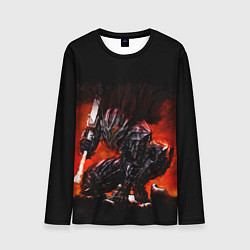 Лонгслив мужской ГАТС В ДОСПЕХАХ БЕРСЕРК, цвет: 3D-принт