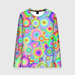 Лонгслив мужской Disco-Tie-Dye, цвет: 3D-принт