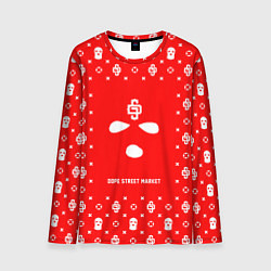 Мужской лонгслив Узор Red Phantom Ski Mask Dope Street Market