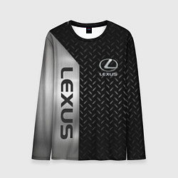 Лонгслив мужской Lexus Лексус Сталь матал, цвет: 3D-принт