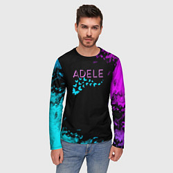 Лонгслив мужской Adele neon, цвет: 3D-принт — фото 2