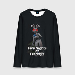 Лонгслив мужской Five Nights at Freddys: Security Breach - кролик В, цвет: 3D-принт