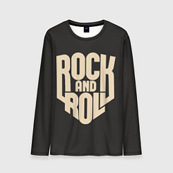 Лонгслив мужской ROCK AND ROLL Рокер, цвет: 3D-принт