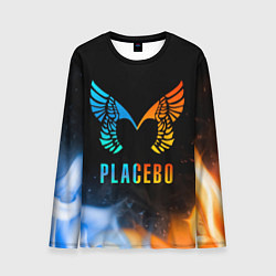 Лонгслив мужской Placebo, Logo, цвет: 3D-принт