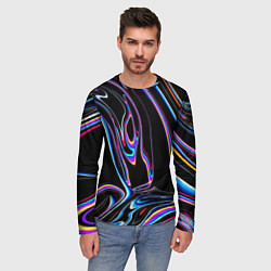 Лонгслив мужской Vanguard pattern Neon, цвет: 3D-принт — фото 2