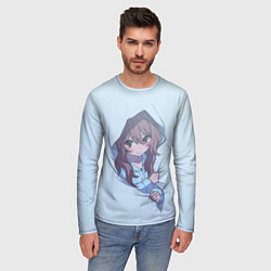 Лонгслив мужской Тайга в пледе Торадора, цвет: 3D-принт — фото 2