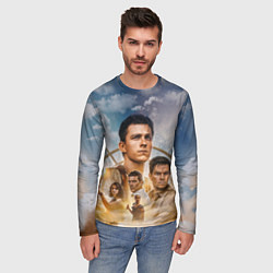Лонгслив мужской Uncharted: на картах не значится, цвет: 3D-принт — фото 2