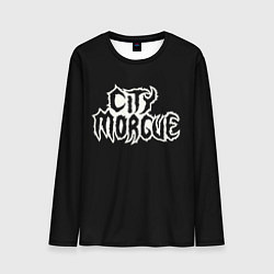 Лонгслив мужской City Morgue Logo, цвет: 3D-принт