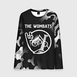 Лонгслив мужской The Wombats КОТ Камуфляж, цвет: 3D-принт