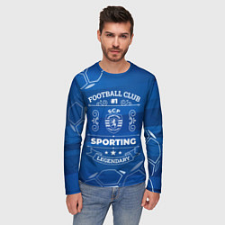 Лонгслив мужской Sporting FC 1, цвет: 3D-принт — фото 2