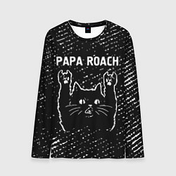 Лонгслив мужской Papa Roach Rock Cat, цвет: 3D-принт