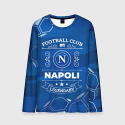 Лонгслив мужской Napoli FC 1, цвет: 3D-принт