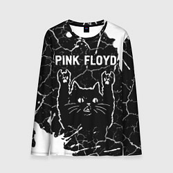 Лонгслив мужской Pink Floyd Rock Cat, цвет: 3D-принт