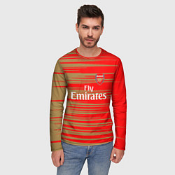 Лонгслив мужской Arsenal fly emirates, цвет: 3D-принт — фото 2