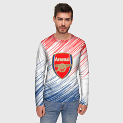 Лонгслив мужской Арсенал arsenal logo, цвет: 3D-принт — фото 2