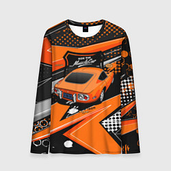 Лонгслив мужской Vintage Tron Ретро-автомобиль, цвет: 3D-принт