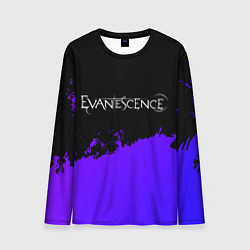 Лонгслив мужской Evanescence Purple Grunge, цвет: 3D-принт
