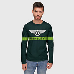 Лонгслив мужской Bentley green, цвет: 3D-принт — фото 2