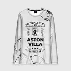 Лонгслив мужской Aston Villa Football Club Number 1 Legendary, цвет: 3D-принт