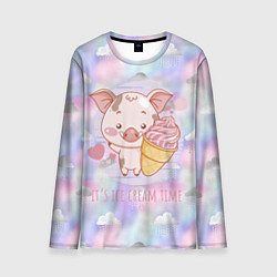 Лонгслив мужской Время мороженого, цвет: 3D-принт