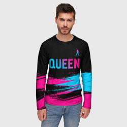 Лонгслив мужской Queen Neon Gradient, цвет: 3D-принт — фото 2