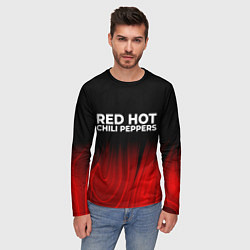 Лонгслив мужской Red Hot Chili Peppers red plasma, цвет: 3D-принт — фото 2