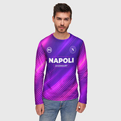 Лонгслив мужской Napoli legendary sport grunge, цвет: 3D-принт — фото 2