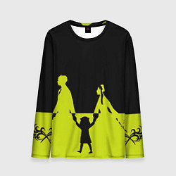 Лонгслив мужской Семья шпиона Black&Yellow, цвет: 3D-принт