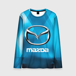 Лонгслив мужской Mazda - sport - абстракция, цвет: 3D-принт