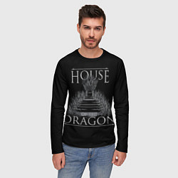 Лонгслив мужской Дом Дракона Железный Трон, цвет: 3D-принт — фото 2